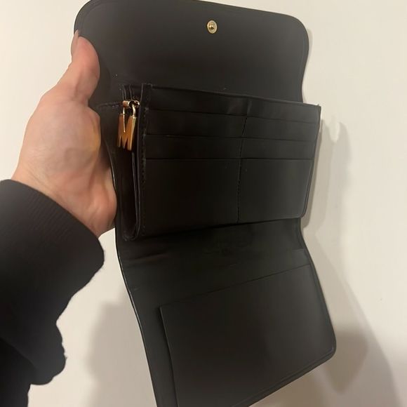 Moschino Nylon and Leather Long Wallet - Picture 3 of 8